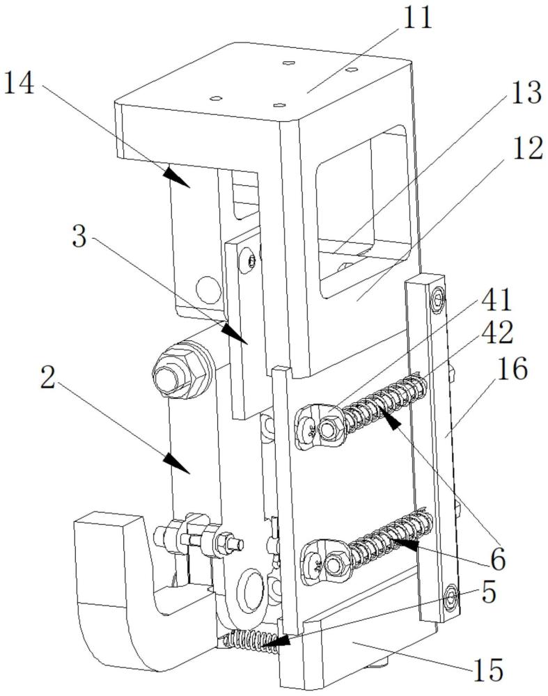 一种牵引挂具及安装有该牵引挂具的工业机器人的制作方法