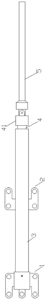 一种分体式金属下颌延长器