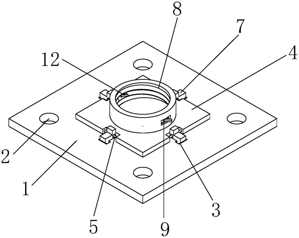 一种光刻机用防护镜头座的制作方法