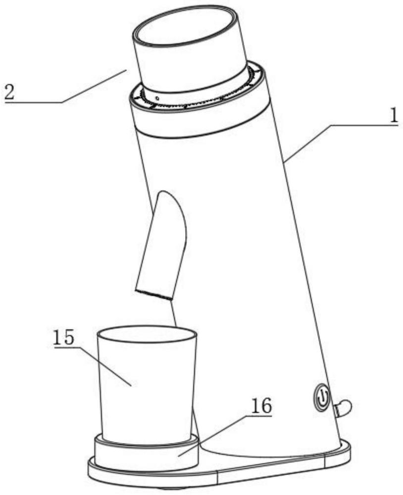 一种用于研磨咖啡粉的磨豆机的制作方法