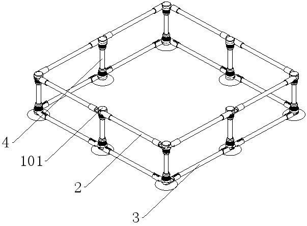 一种可变形折叠围栏的制作方法