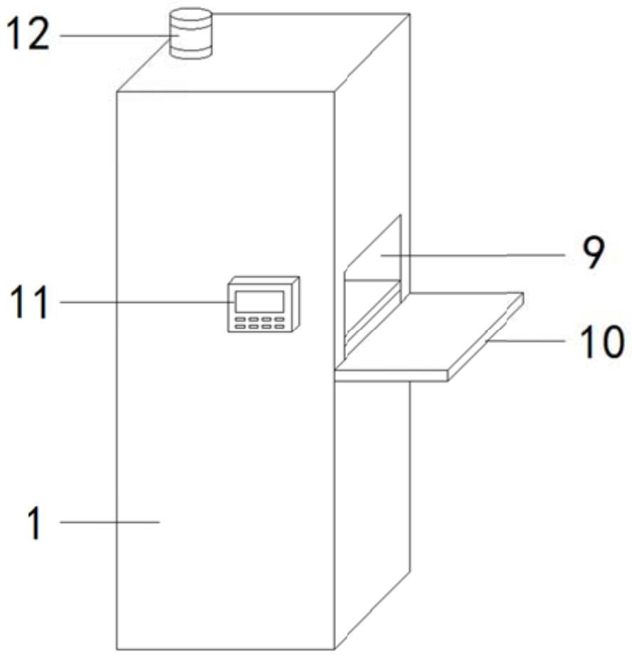 单筒4库沉井式机械式停车设备的制作方法