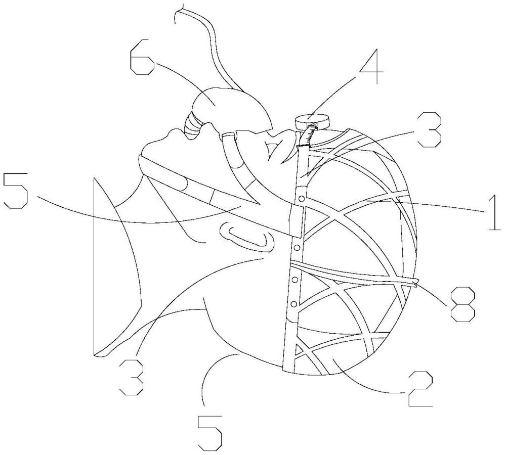 一种用于CPAP面罩固定的可调节测量头套的制作方法