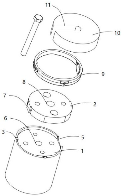 圆环灯体壳加工夹具的制作方法