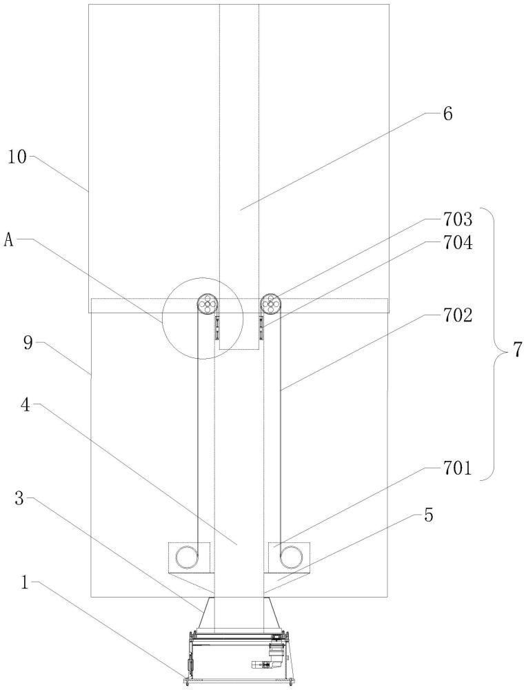 一种绞车桅杆帆面同步升降型硬翼风帆的制作方法