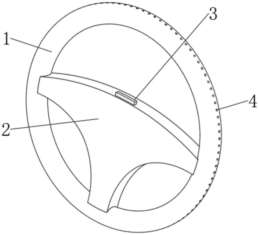 一种通风结构的方向盘