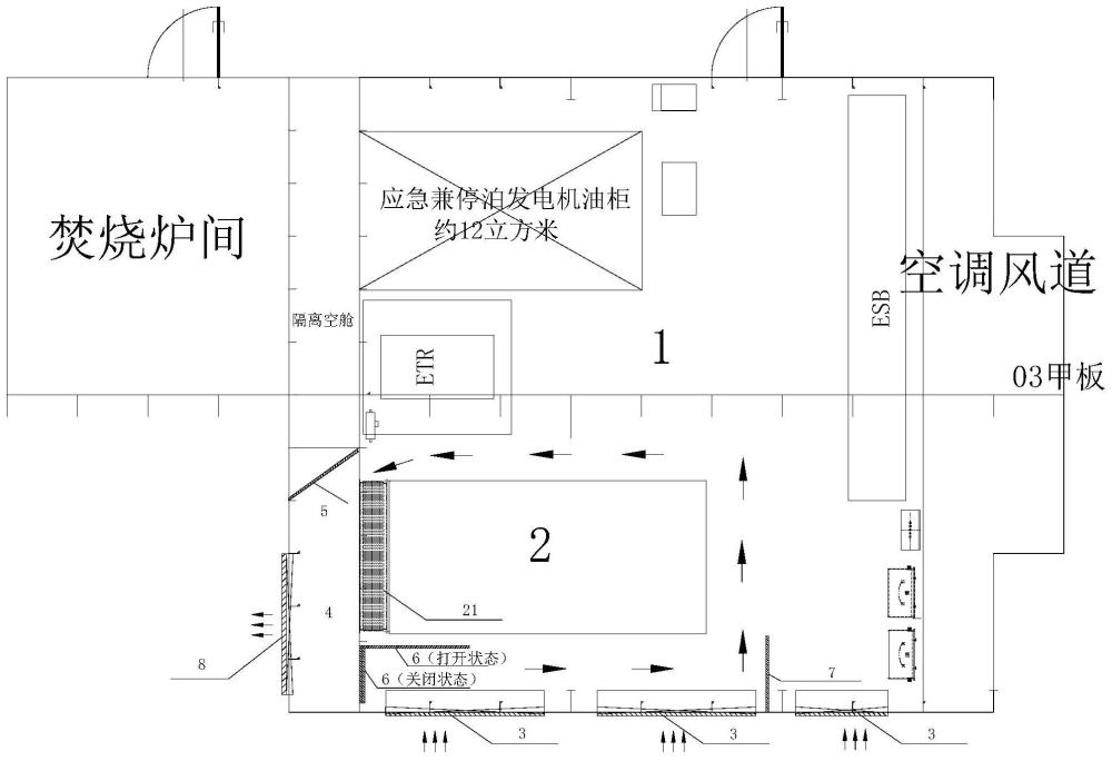 一种极地科考船舶应急发电机室防寒结构的制作方法