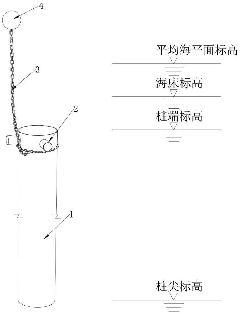 一种浅水系泊桩