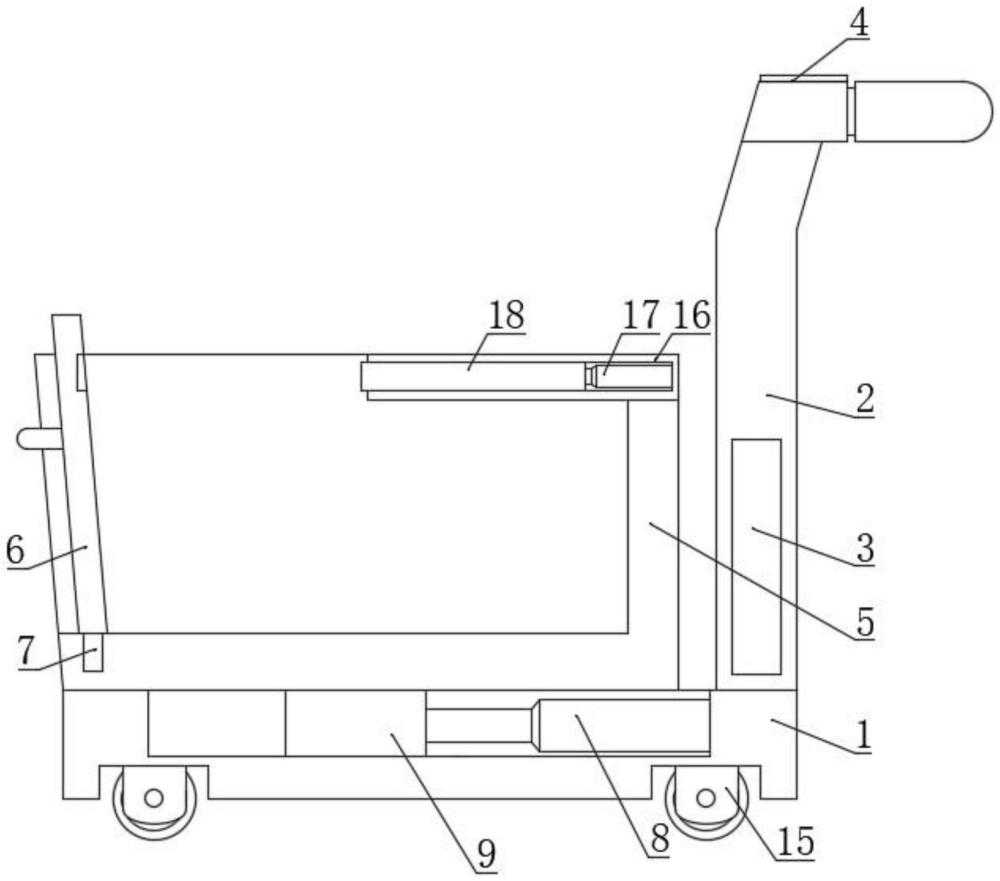 一种房建施工用废料搬运手推车的制作方法