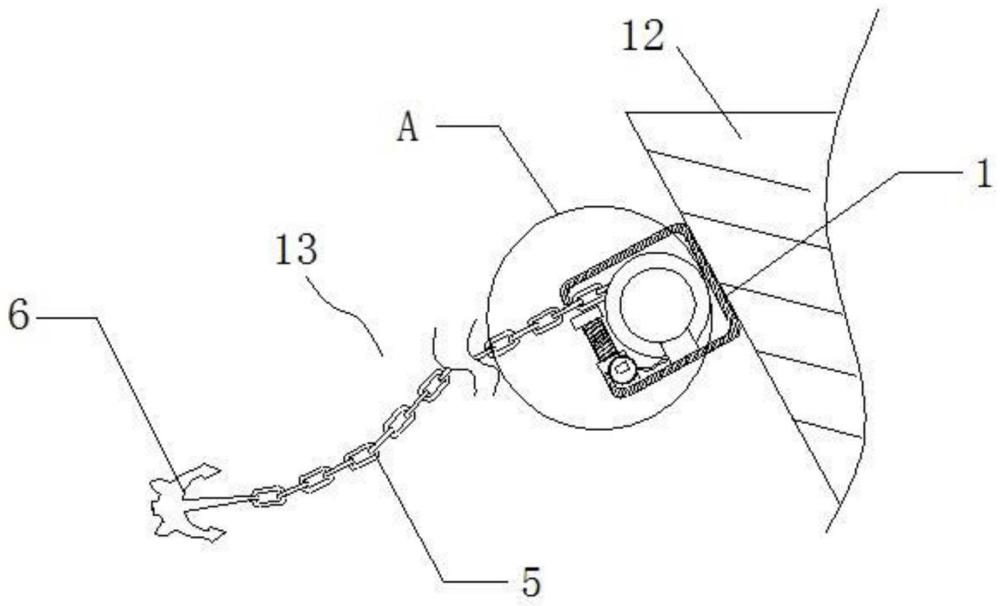 一种浮体锚链装置及船舶的制作方法