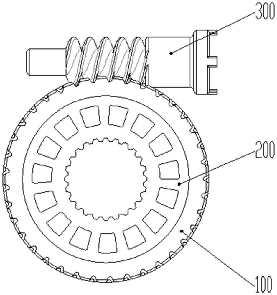 蜗轮结构及汽车电动转向系统的制作方法