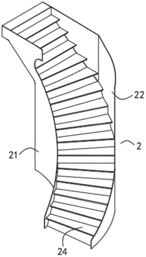 一种旋转式楼梯的制作方法