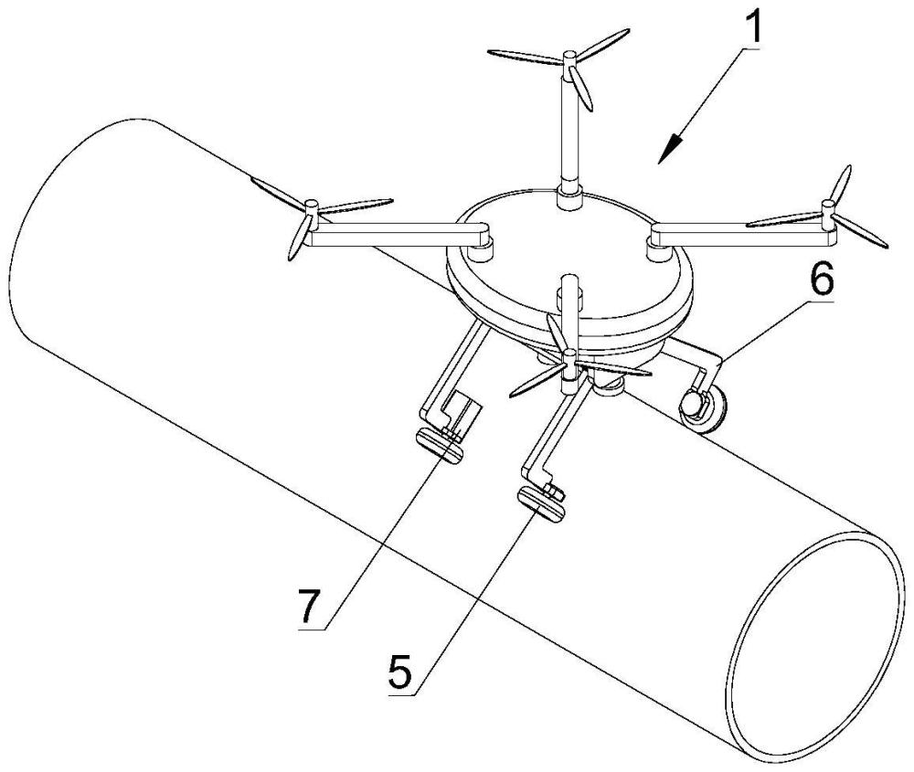 一种供热管网巡检无人机的制作方法