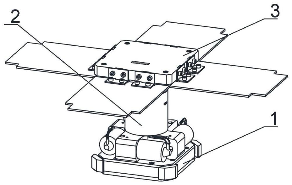 一种立方星可展开柔性太阳翼装置