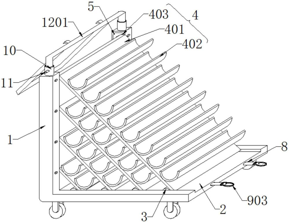 一种公路工程用管道搬运架的制作方法