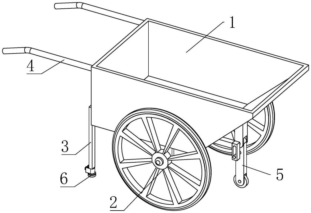 一种建筑工程用手推车的制作方法