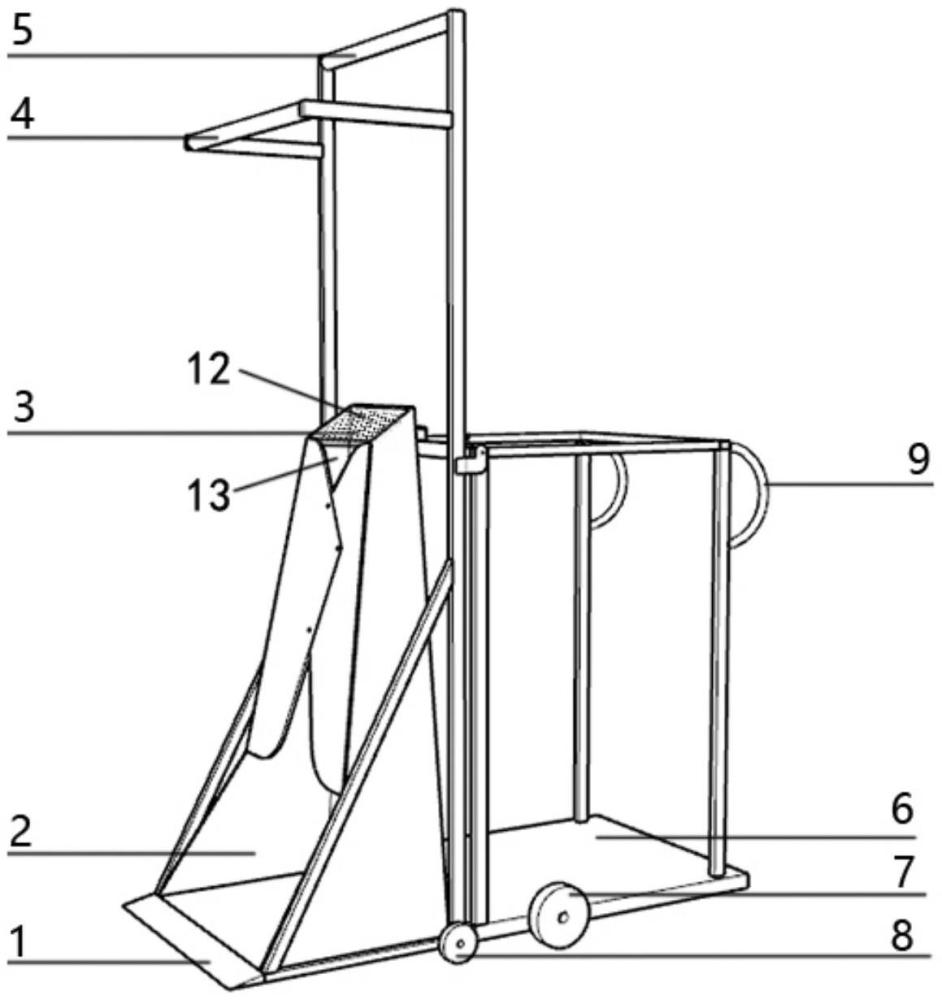 一种园林作业收集用推车