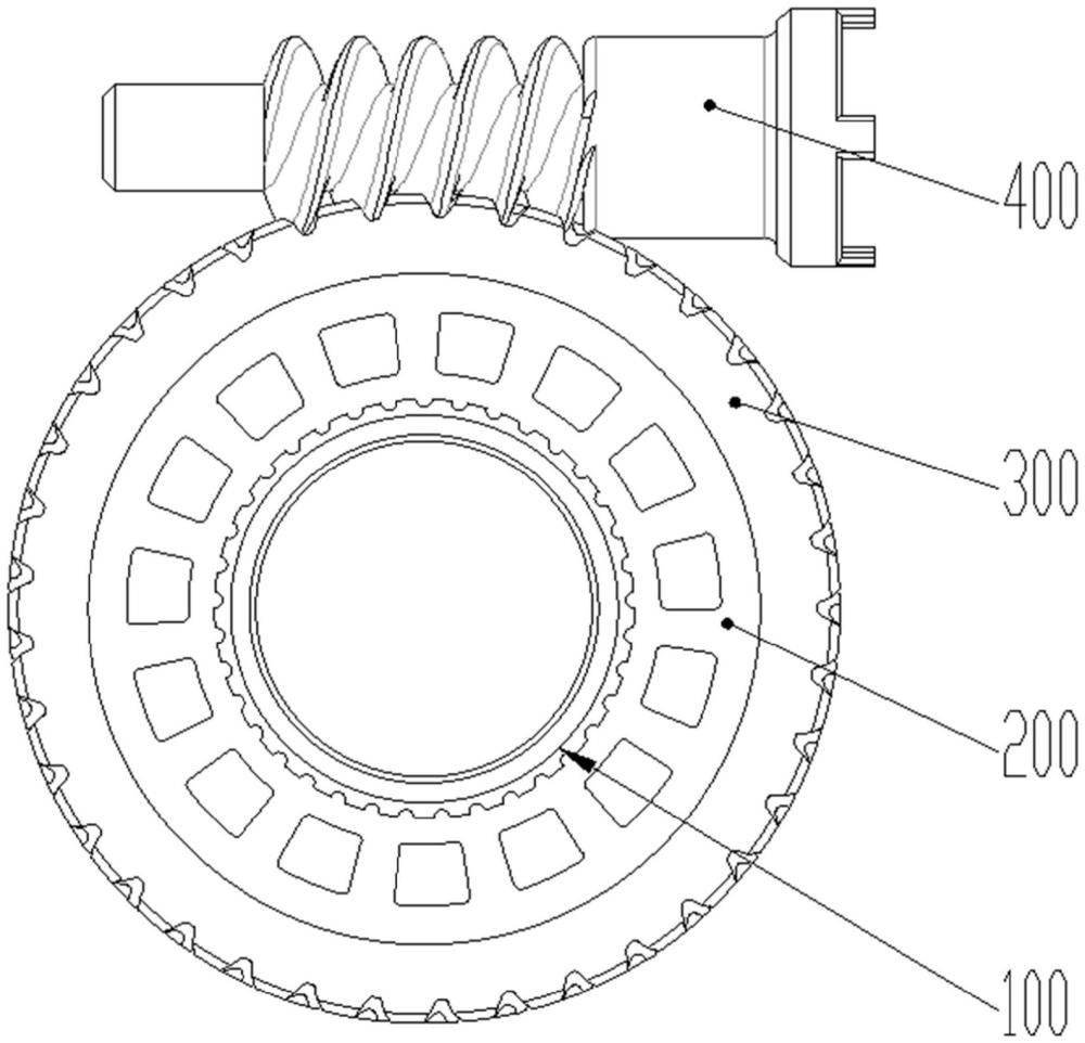 蜗轮结构及汽车电动转向系统的制作方法