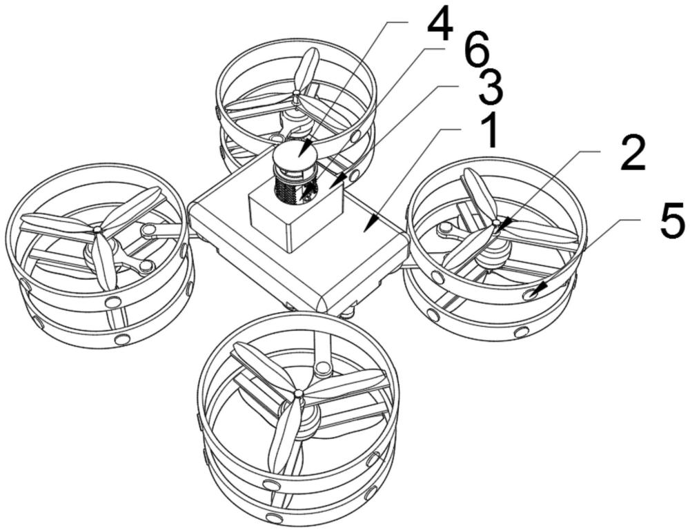 一种林业巡查多旋翼无人机的制作方法