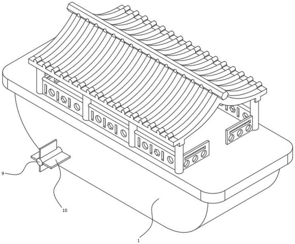 一种画舫船动力散热装置的制作方法