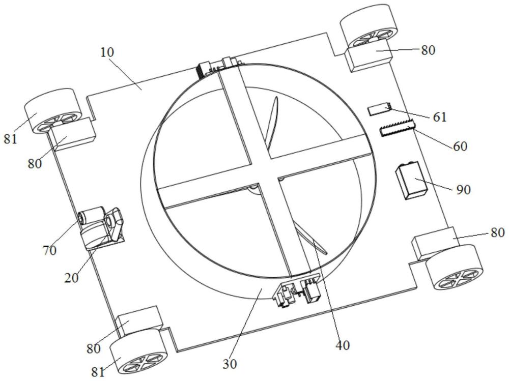 一种桥梁表面裂纹检测爬墙机器人的制作方法