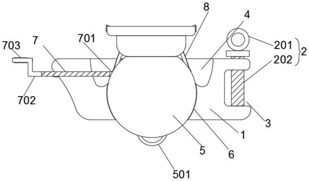 一种湖泊调查测量仪器固定装置的制作方法