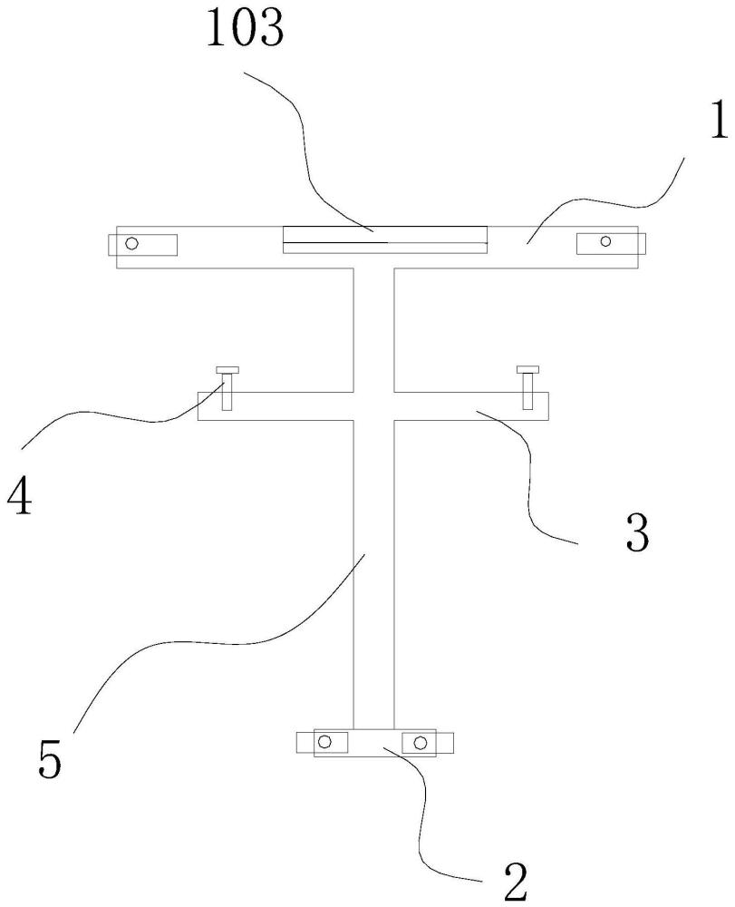 一种船舶建造中心线转线装置的制作方法