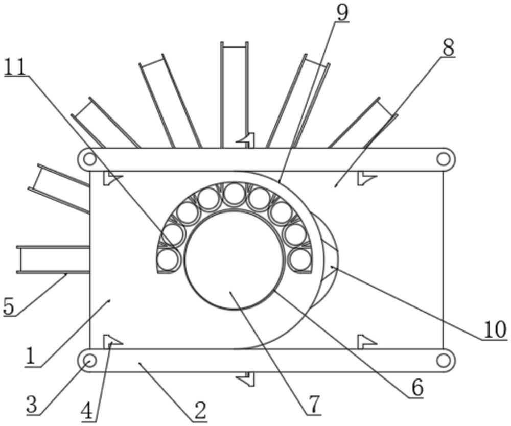 汽车表盘立体刻度烫铆工装的制作方法