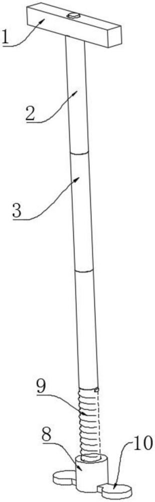 一种组合式井盖拉钩的制作方法