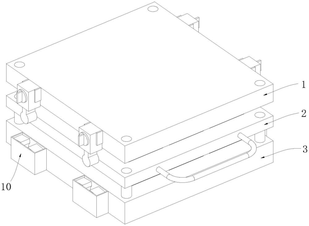 用于硅胶全包胶的压合模具的制作方法