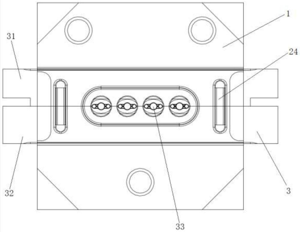 一种芯条对夹式模具的制作方法