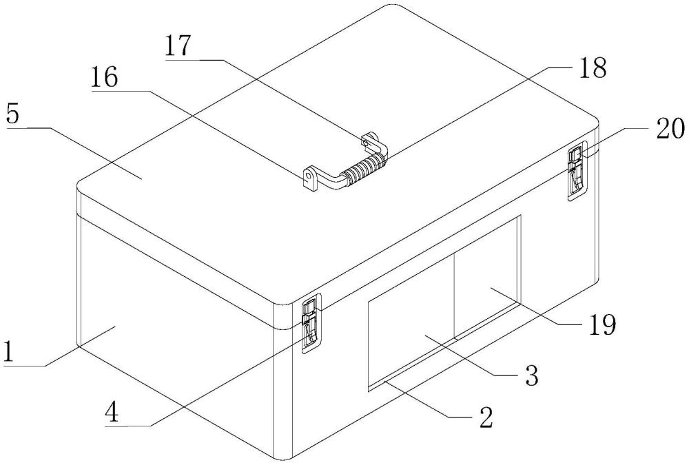 一种医学检验用具分类摆放箱的制作方法