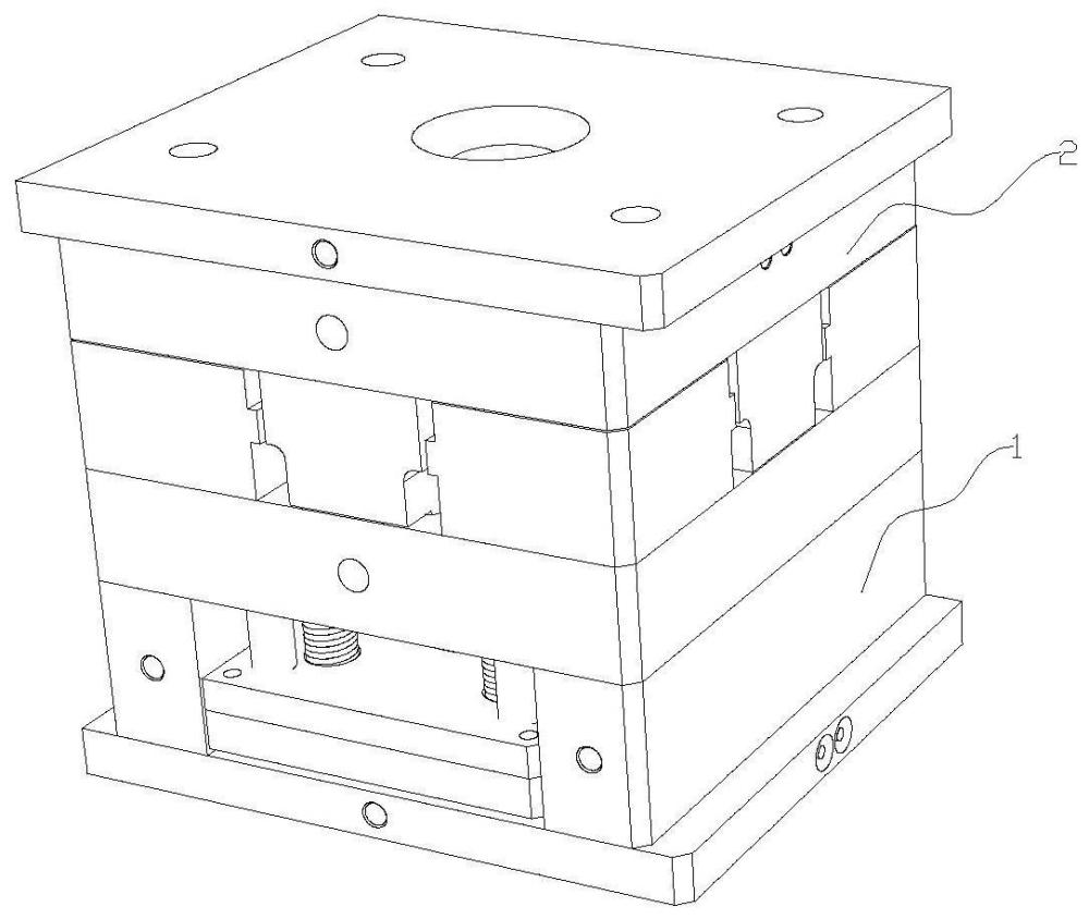 一种带锯齿斜叶片的贯流风轮模具的制作方法