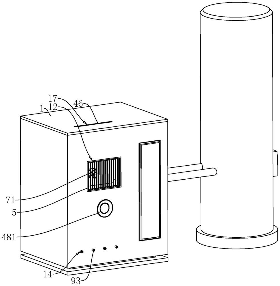 改进型结构布局的空气能热水器的制作方法