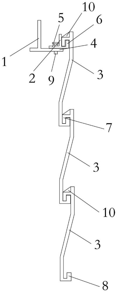 一种预热器耐热钢内筒挂片结构的制作方法