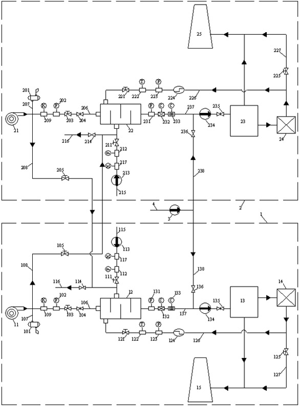 一种低浓度瓦斯掺混蓄热氧化系统及其安全低碳运行方法与流程