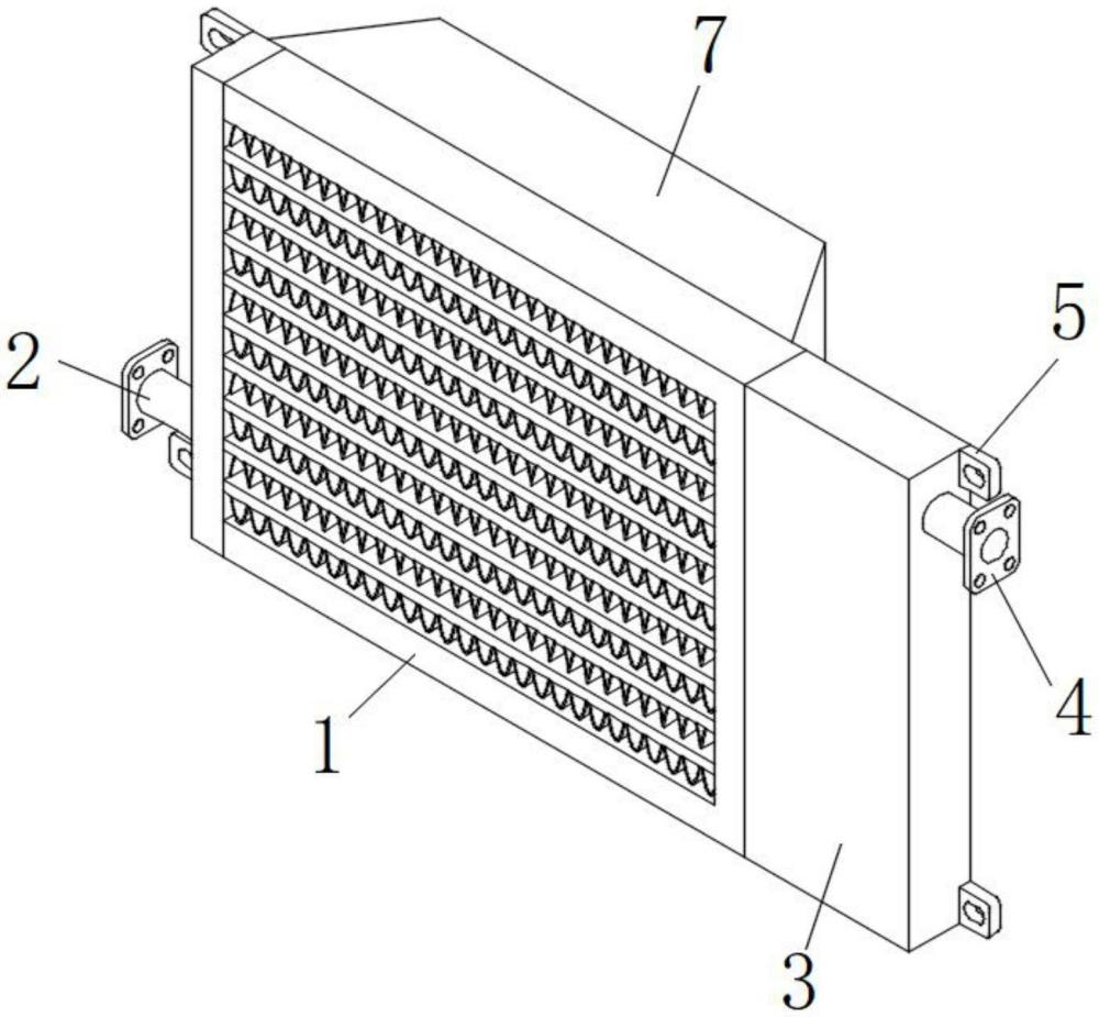 破碎机用板翅式散热器的制作方法