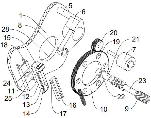 一种秸秆压块燃料炉具填料口结构的制作方法