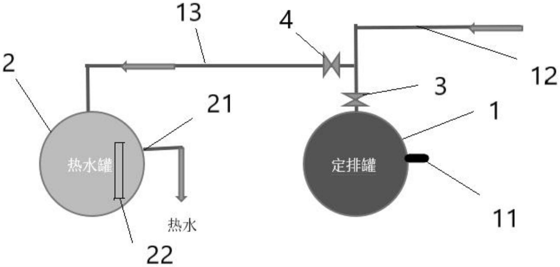 一种80MW发电定排热水回收装置的制作方法