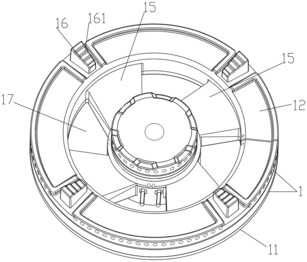 一种高效燃烧器结构及灶具的制作方法