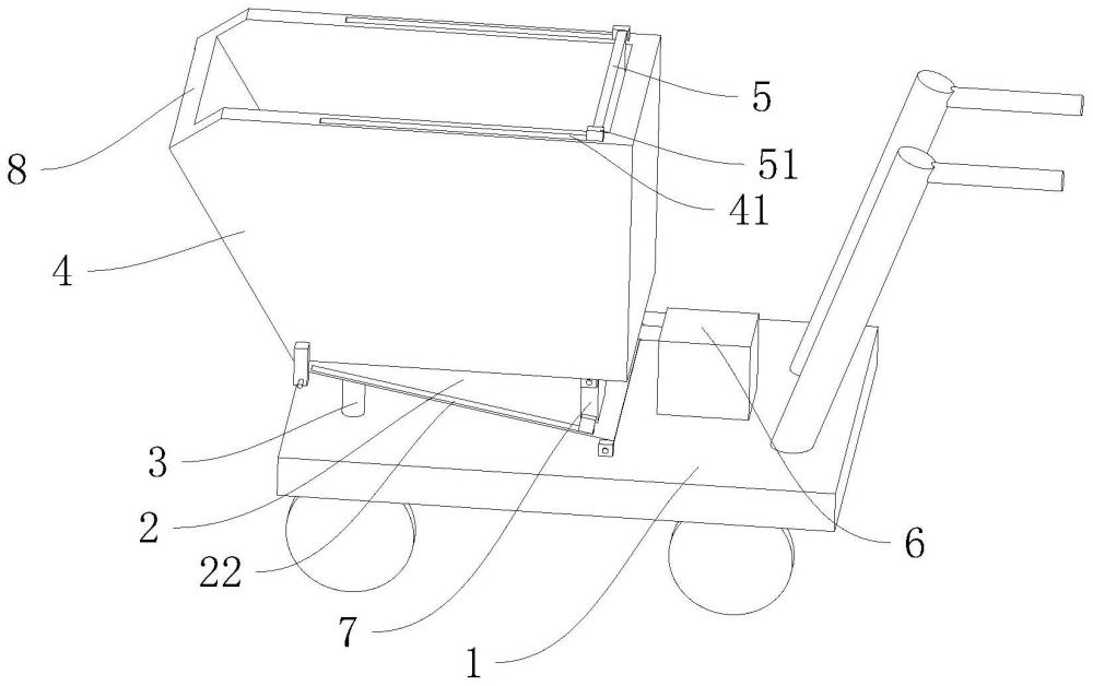 一种建筑施工用翻斗车的制作方法