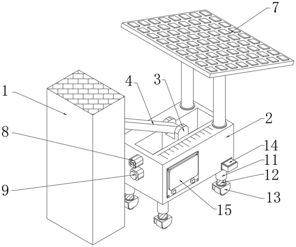 一种建筑物摆动位移检测装置的制作方法