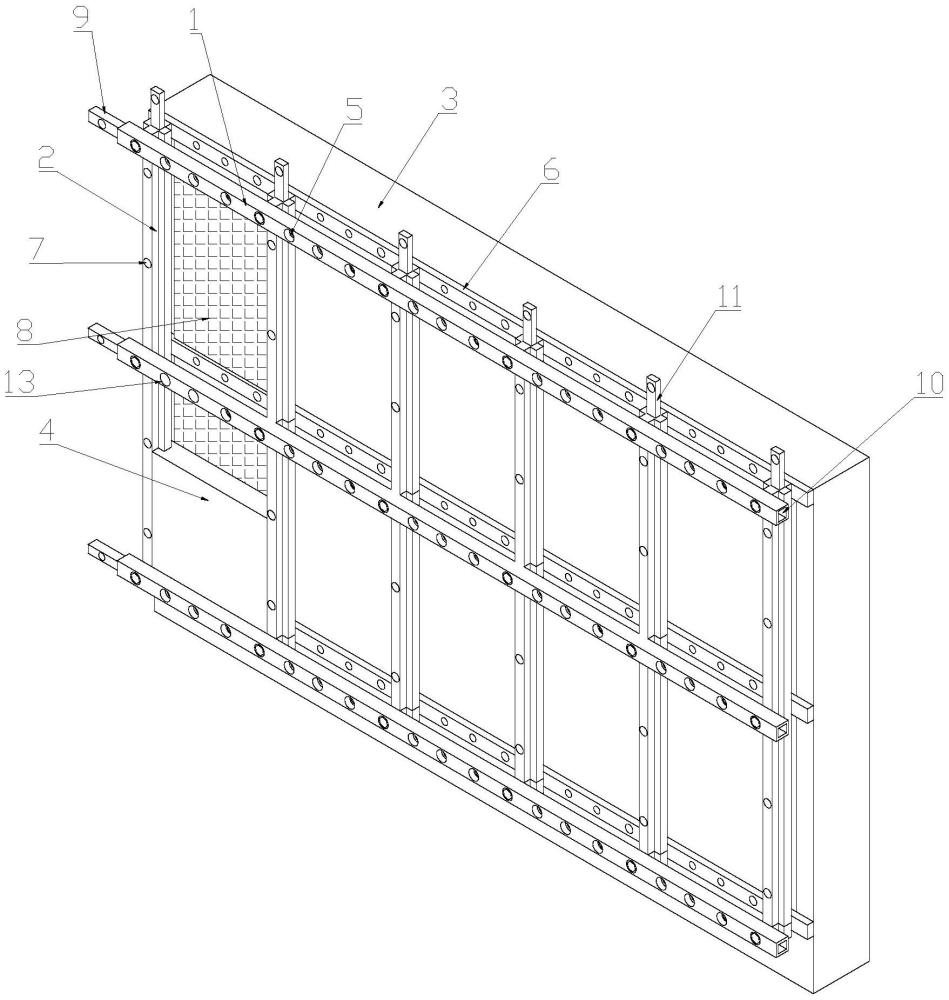 钢框架装配式建筑外墙安装结构的制作方法