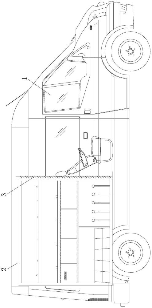 一种用于放置带电作业工具的移动库房车的制作方法