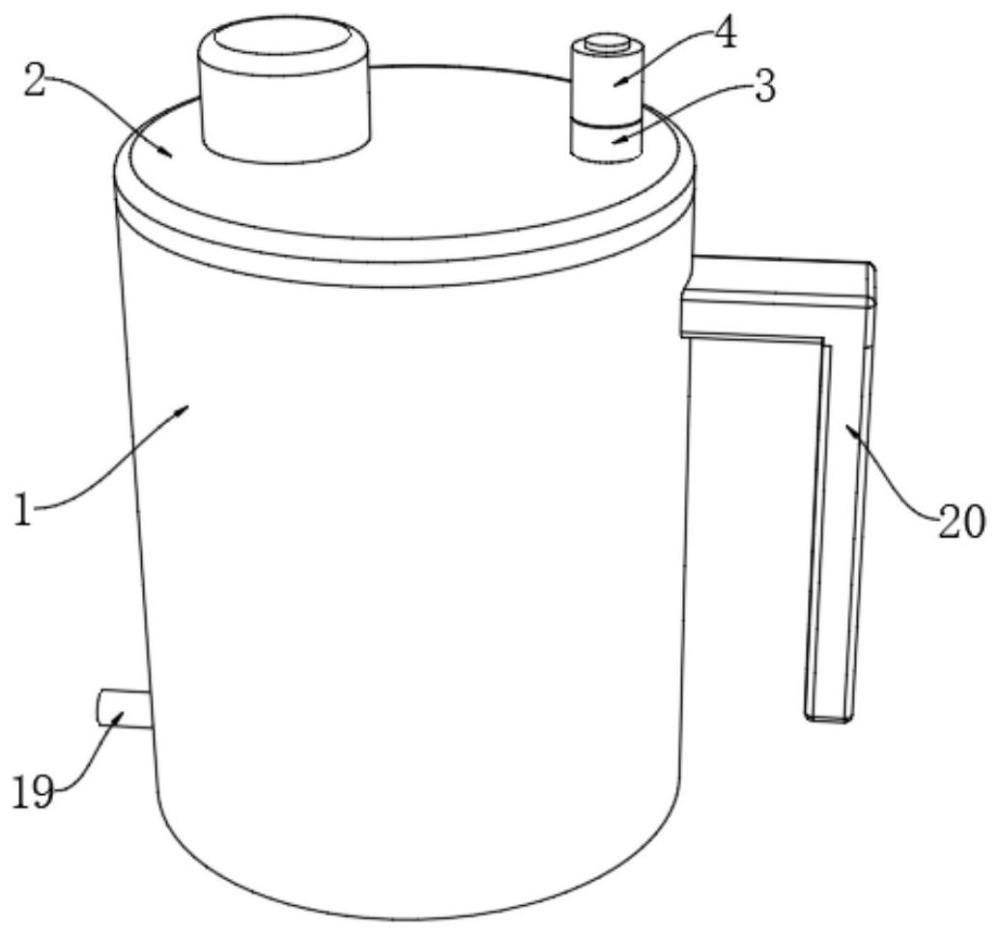 一种制氢水壶的容器的制作方法