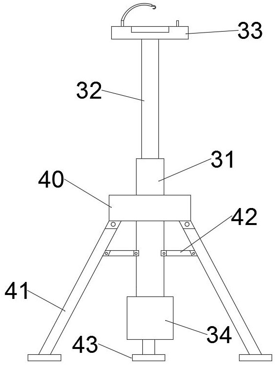 一种室外环境搭载检测仪器用支架的制作方法