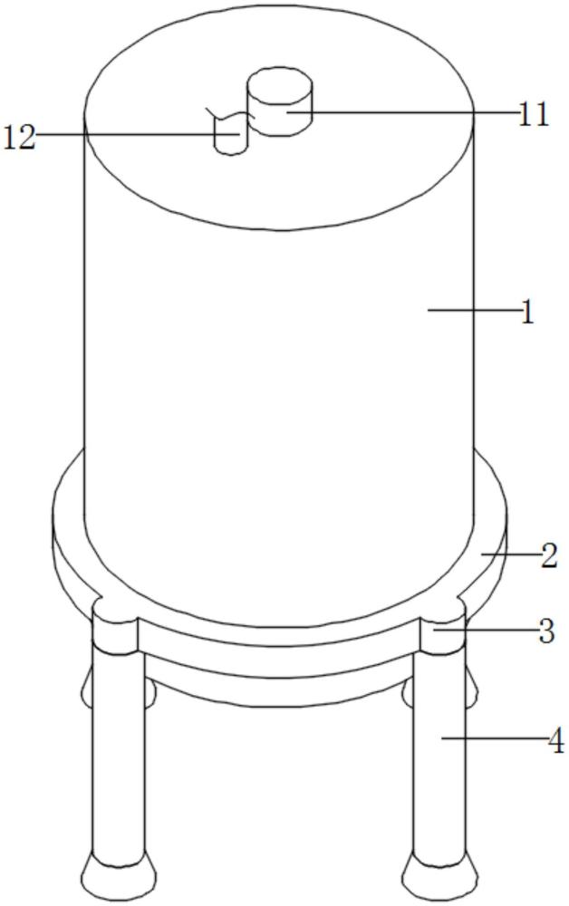 一种具有卸料结构的氢氧化镁浆料混料机的制作方法