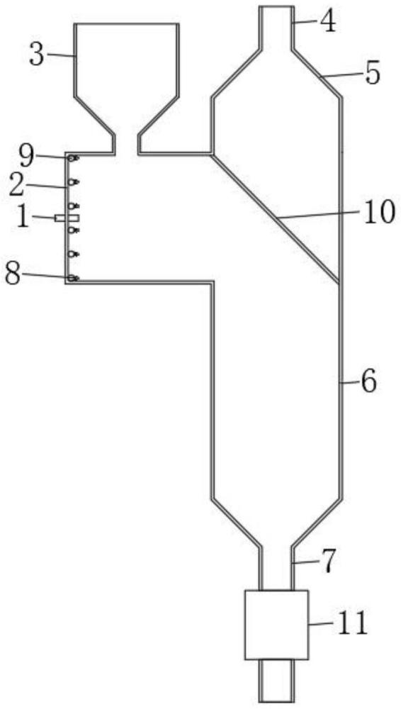 一种高分子矿粉密实性风选机构的制作方法