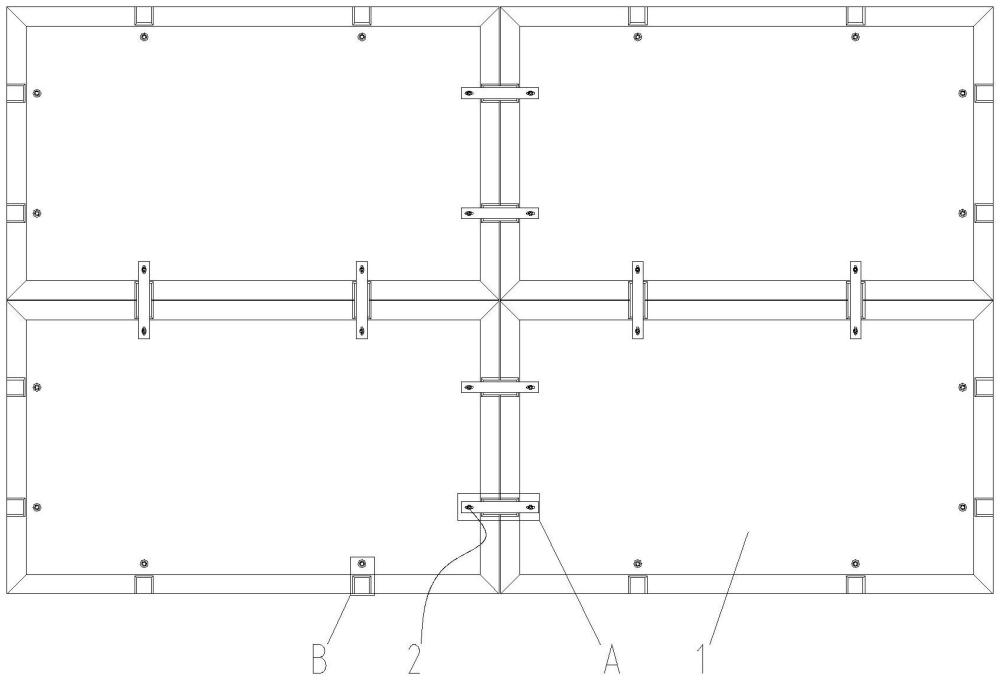 可拼接式显示器背板组件的制作方法