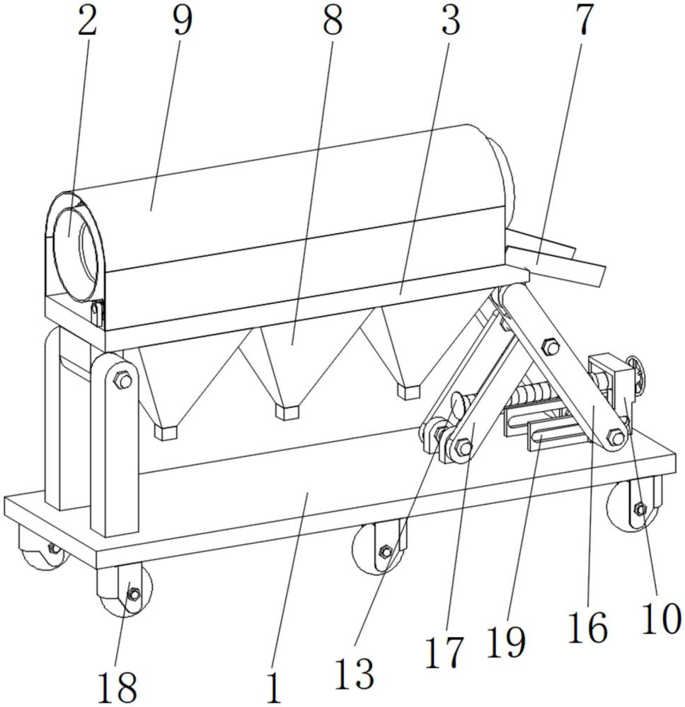 一种建筑砂石用分级筛选网架的制作方法